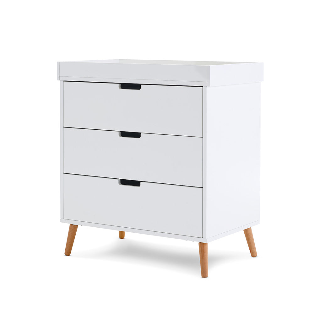 Obaby Maya Mini 2 Piece Room Set - White With Natural