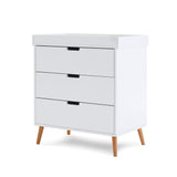 Obaby Maya Mini 2 Piece Room Set - White With Natural
