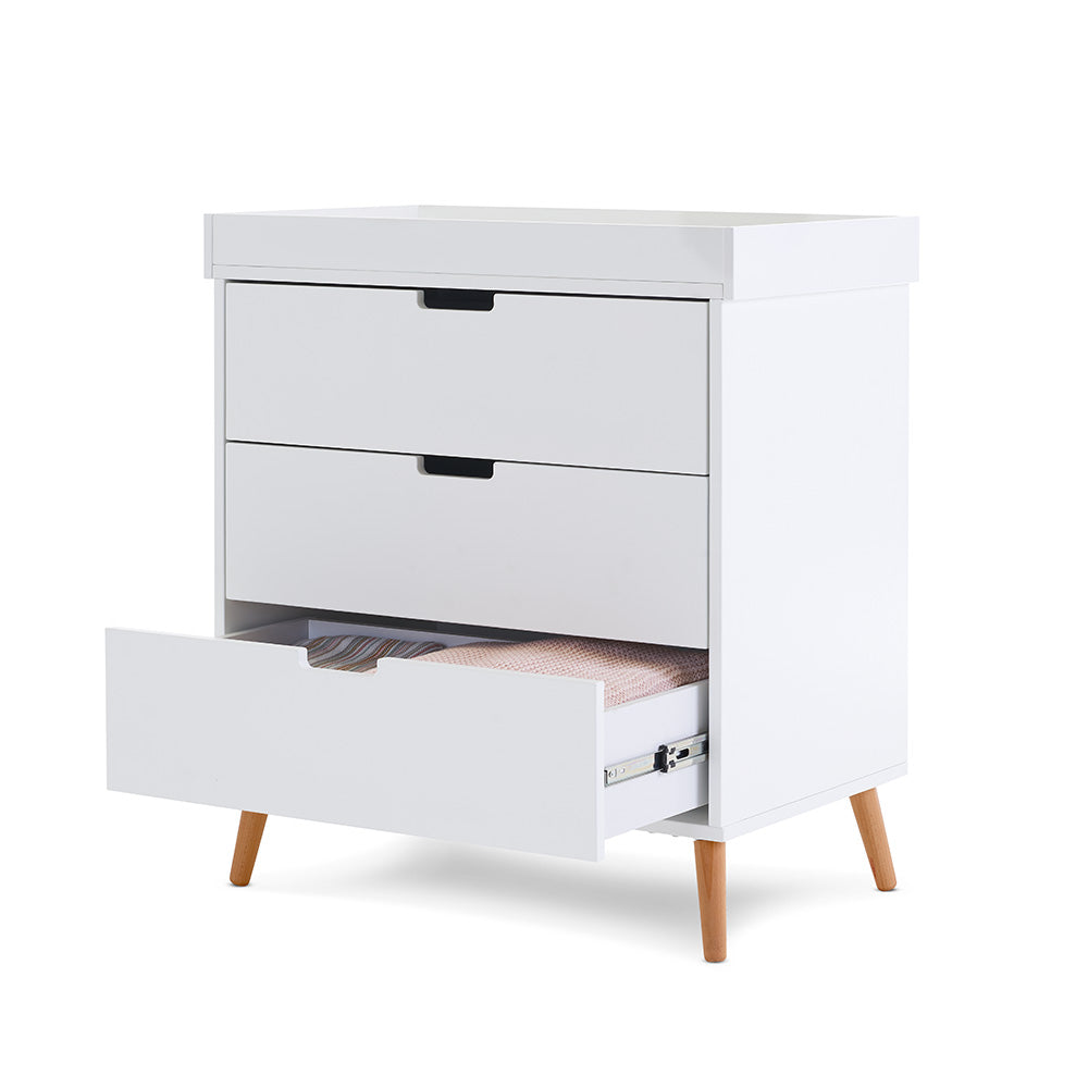 Obaby Maya Mini 2 Piece Room Set - White With Natural