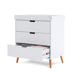 Obaby Maya Mini 2 Piece Room Set - White With Natural