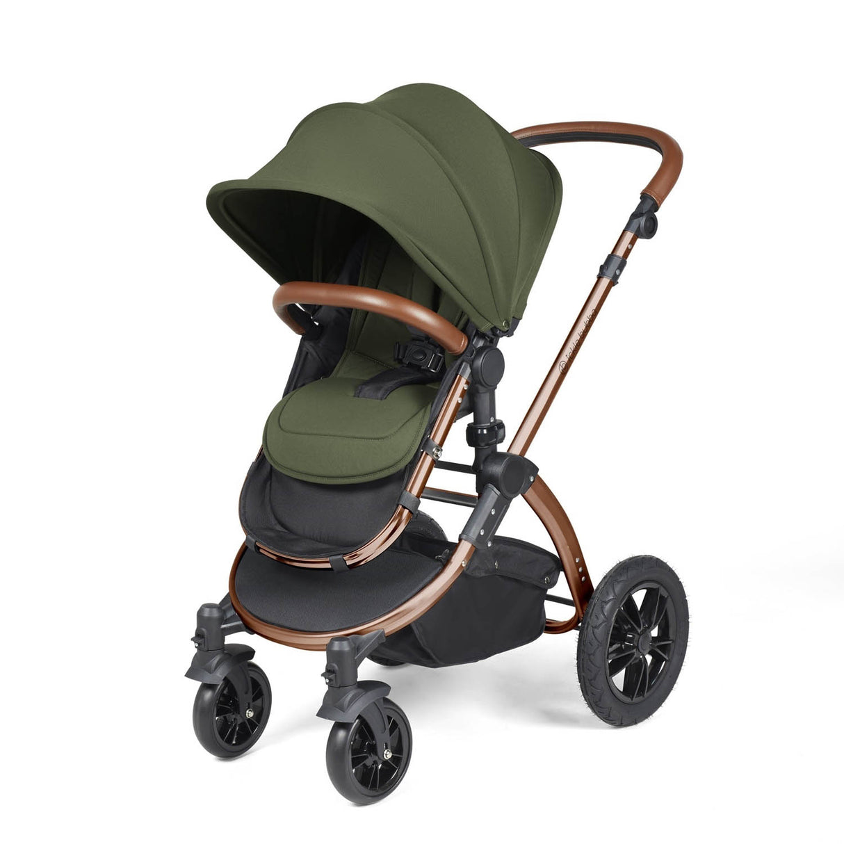 Ickle Bubba Stomp Luxe 14 Piece Nimbus 180° Spin Travel & Home Bundle - Bronze/Woodland/Tan