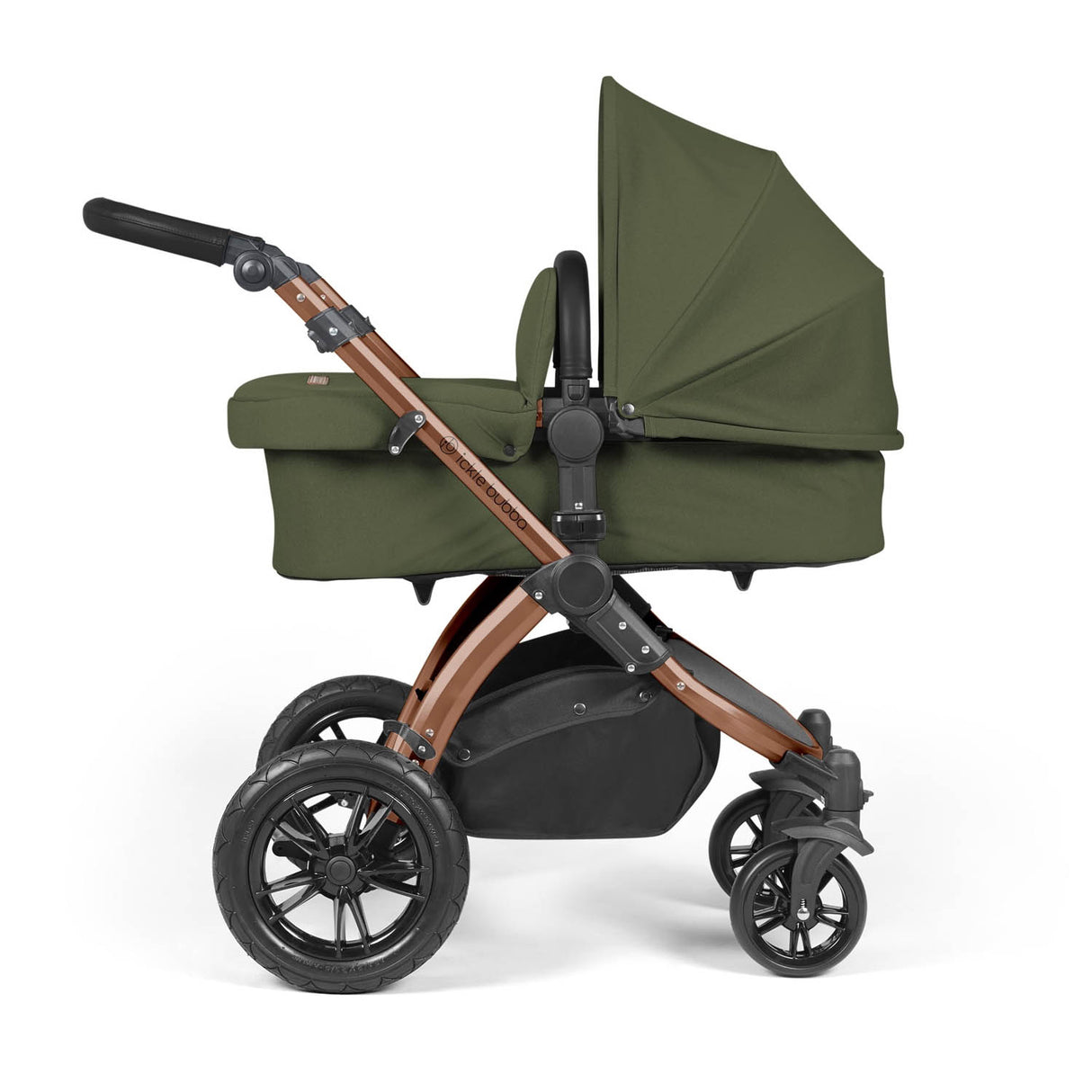 Ickle Bubba Stomp Luxe 14 Piece Nimbus 180° Spin Travel & Home Bundle - Bronze/Woodland/Black