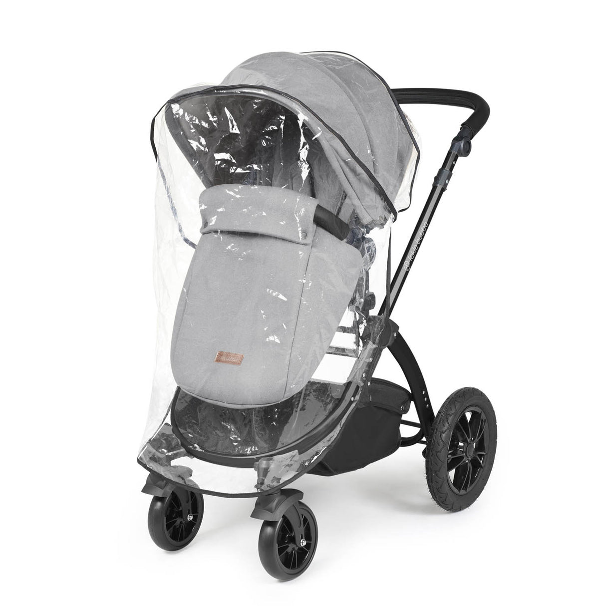 Ickle Bubba Stomp Luxe 14 Piece Nimbus 180° Spin Travel & Home Bundle - Black/Pearl Grey/Black