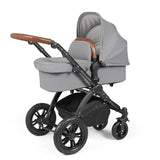 Ickle Bubba Stomp Luxe 14 Piece Nimbus 180° Spin Travel & Home Bundle - Black/Pearl Grey/Tan