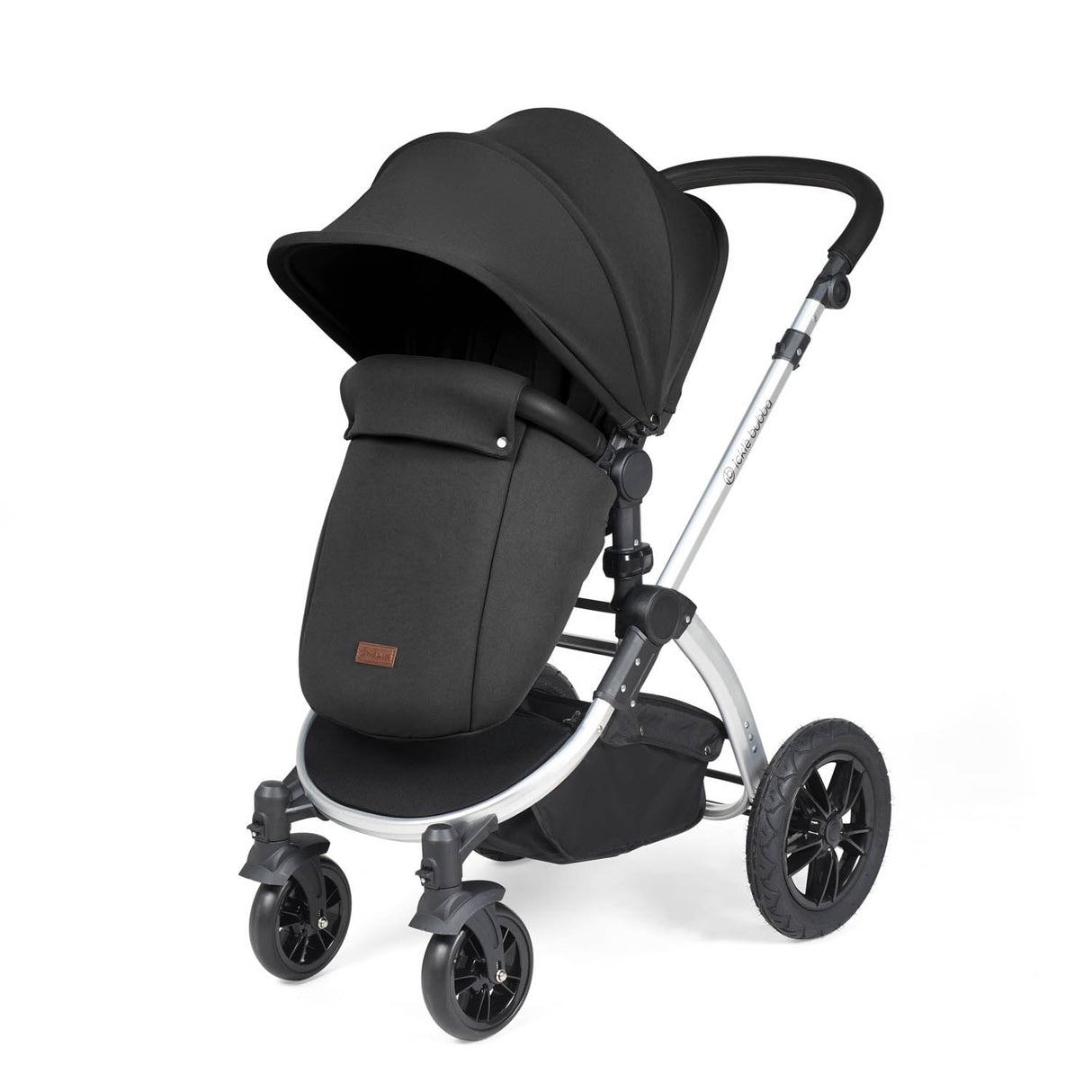 Ickle Bubba Stomp Luxe 14 Piece Nimbus 180° Spin Travel & Home Bundle - Silver/Midnight/Black