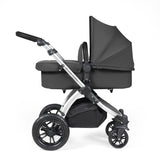 Ickle Bubba Stomp Luxe 14 Piece Nimbus 180° Spin Travel & Home Bundle - Silver/Charcoal Grey/Black