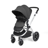 Ickle Bubba Stomp Luxe 14 Piece Nimbus 180° Spin Travel & Home Bundle - Silver/Charcoal Grey/Black