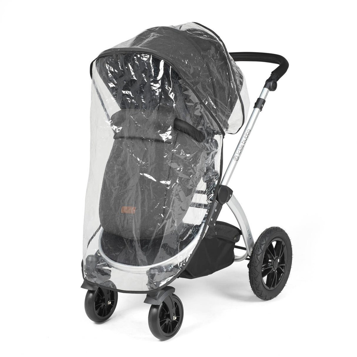 Ickle Bubba Stomp Luxe 14 Piece Nimbus 180° Spin Travel & Home Bundle - Silver/Charcoal Grey/Black