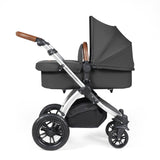 Ickle Bubba Stomp Luxe 14 Piece Nimbus 180° Spin Travel & Home Bundle - Silver/Charcoal Grey/Tan