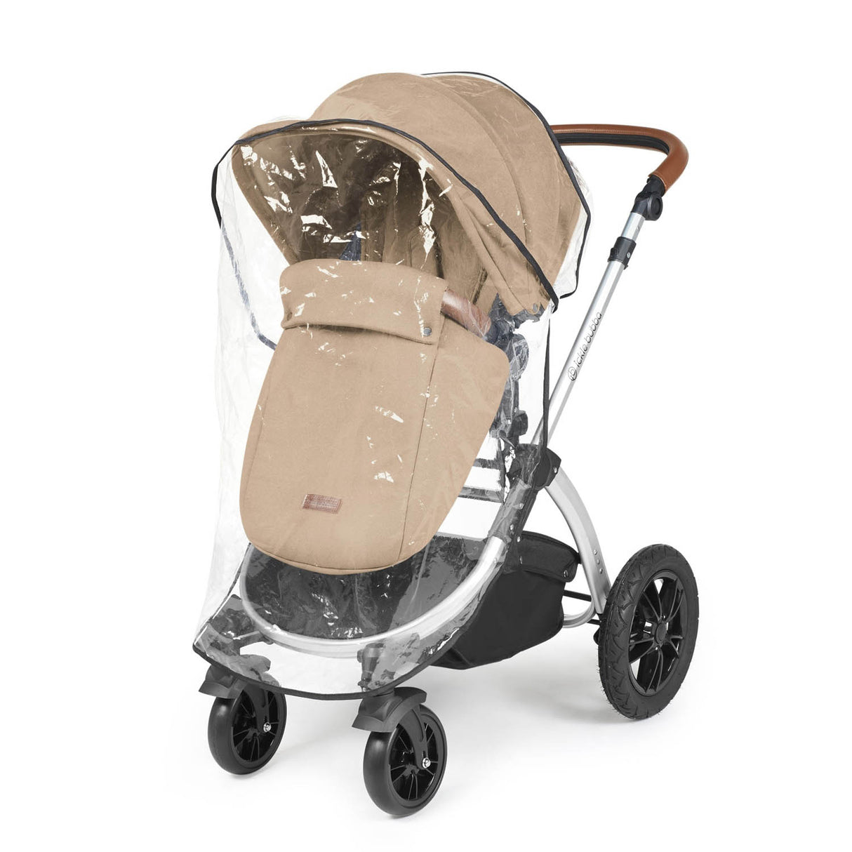 Ickle Bubba Stomp Luxe 14 Piece Nimbus 180° Spin Travel & Home Bundle - Silver/Desert/Tan