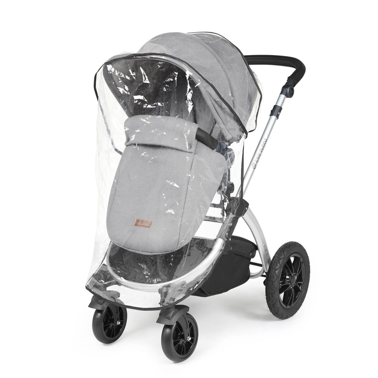 Ickle Bubba Stomp Luxe 14 Piece Nimbus 180° Spin Travel & Home Bundle - Silver/Pearl Grey/Black