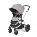 Ickle Bubba Stomp Luxe 14 Piece Nimbus 180° Spin Travel & Home Bundle - Silver/Pearl Grey/Tan
