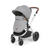 Ickle Bubba Stomp Luxe 14 Piece Nimbus 180° Spin Travel & Home Bundle - Silver/Pearl Grey/Tan