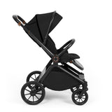 Ickle Bubba Altima 14 Piece Stratus i-Size Travel System & Base + Bubba&Me Crib - Black