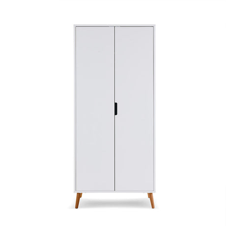 Obaby Maya Double Wardrobe - White With Natural
