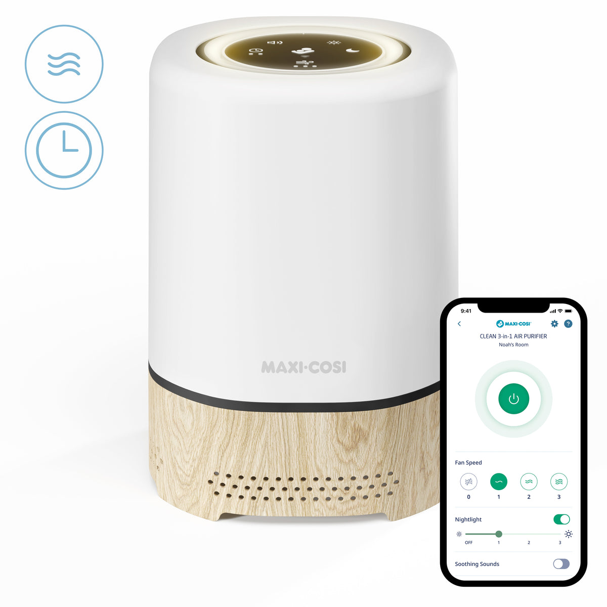 Maxi-Cosi Clean 3-in-1 Air Purifier
