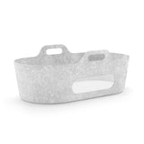 SnuzBaskit Light Grey Moses Basket & Dove Stand