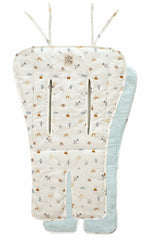 Jane Flappy, Reversible Summer Pushchair Seat Liner / Pad