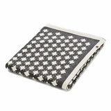 Noordi STAR Cotton Blanket Grey/White