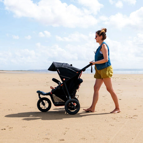 Out n About Nipper V6 Single Maxi-Cosi Pebble 360 Pro2 Newborn Bundle - Highland Blue 4