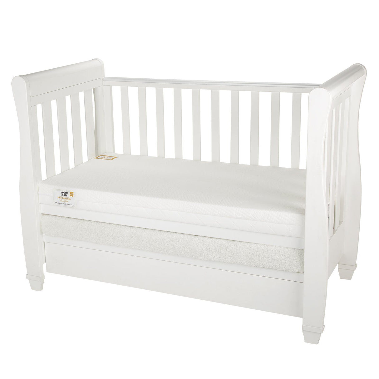 Mother&Baby Pure Gold Anti-Allergy Coir Pocket Sprung Cot Mattress 120 x 60cm