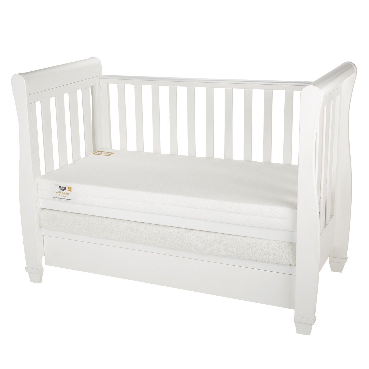 Mother&Baby Pure Gold Anti-Allergy Coir Pocket Sprung Cot Mattress 120 x 60cm