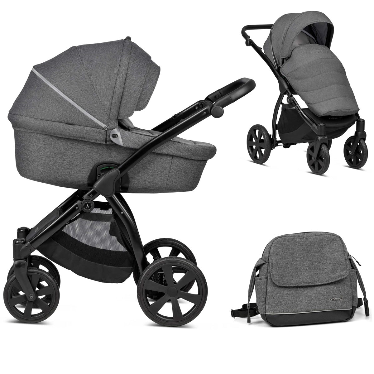 Noordi Fjordi V1 – 2in1 Pushchair with ThermoCot™ Carrycot