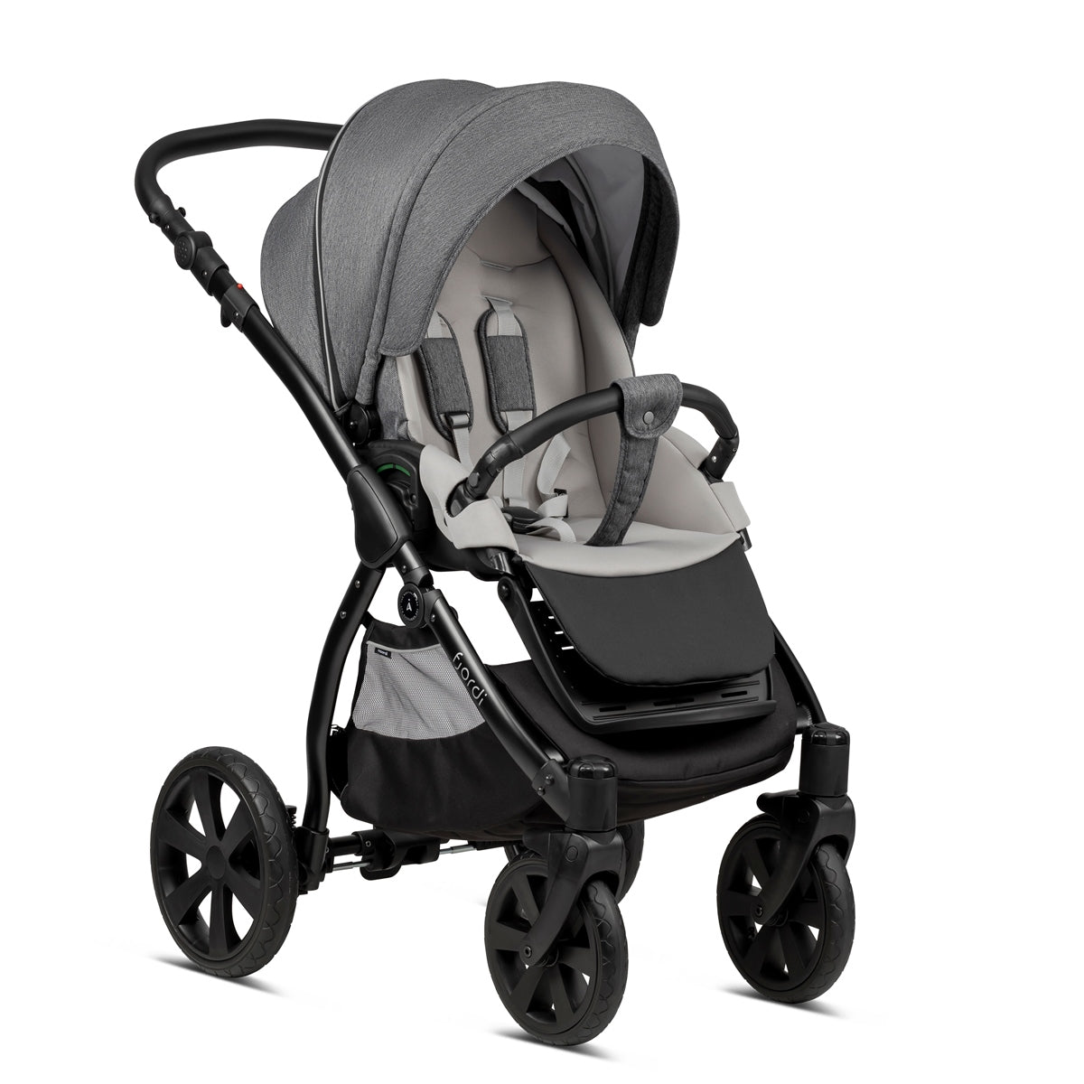 Noordi Fjordi 3in1 Travel System & Nursery Bundle, Dark Grey