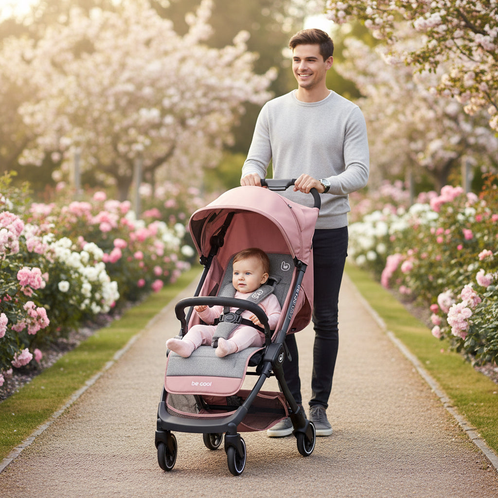 Be Cool Cabin Lightweight Stroller – Compact Cabin-Approved Travel Pushchair, 0-4+ Years