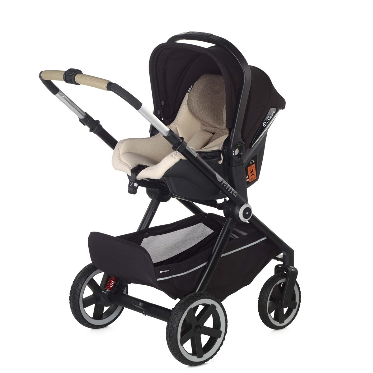 Jane Crosslight 3, 3-in-1 Travel System with Sweet Carrycot & Koos iSize Car Seat Bundle