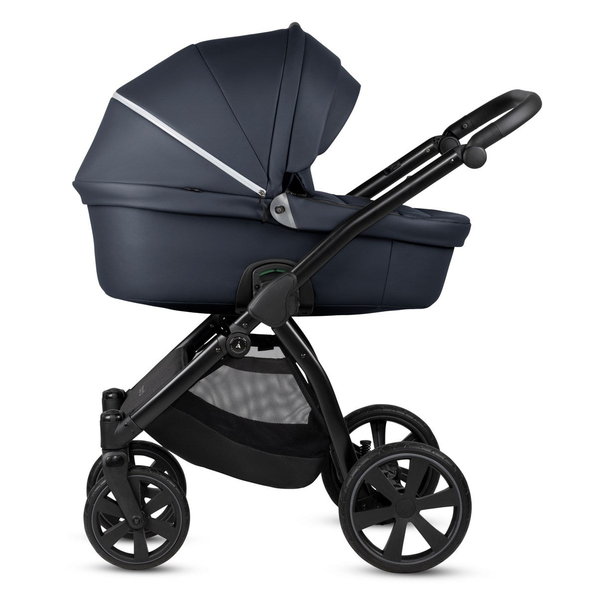Noordi Fjordi V1 Leather 3-in-1 Travel System – Eco-Leather Pram with ThermoCot™ & i-Size Car Seat