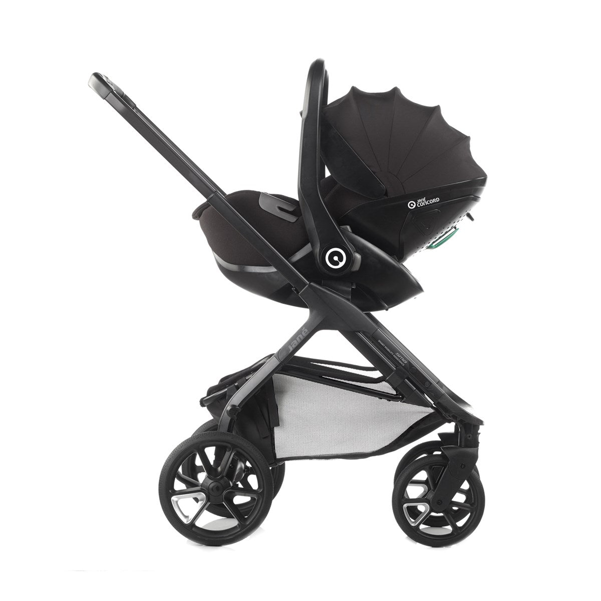 Jane Crosslight 3 Silver Shadow + Kombibaby Travel System