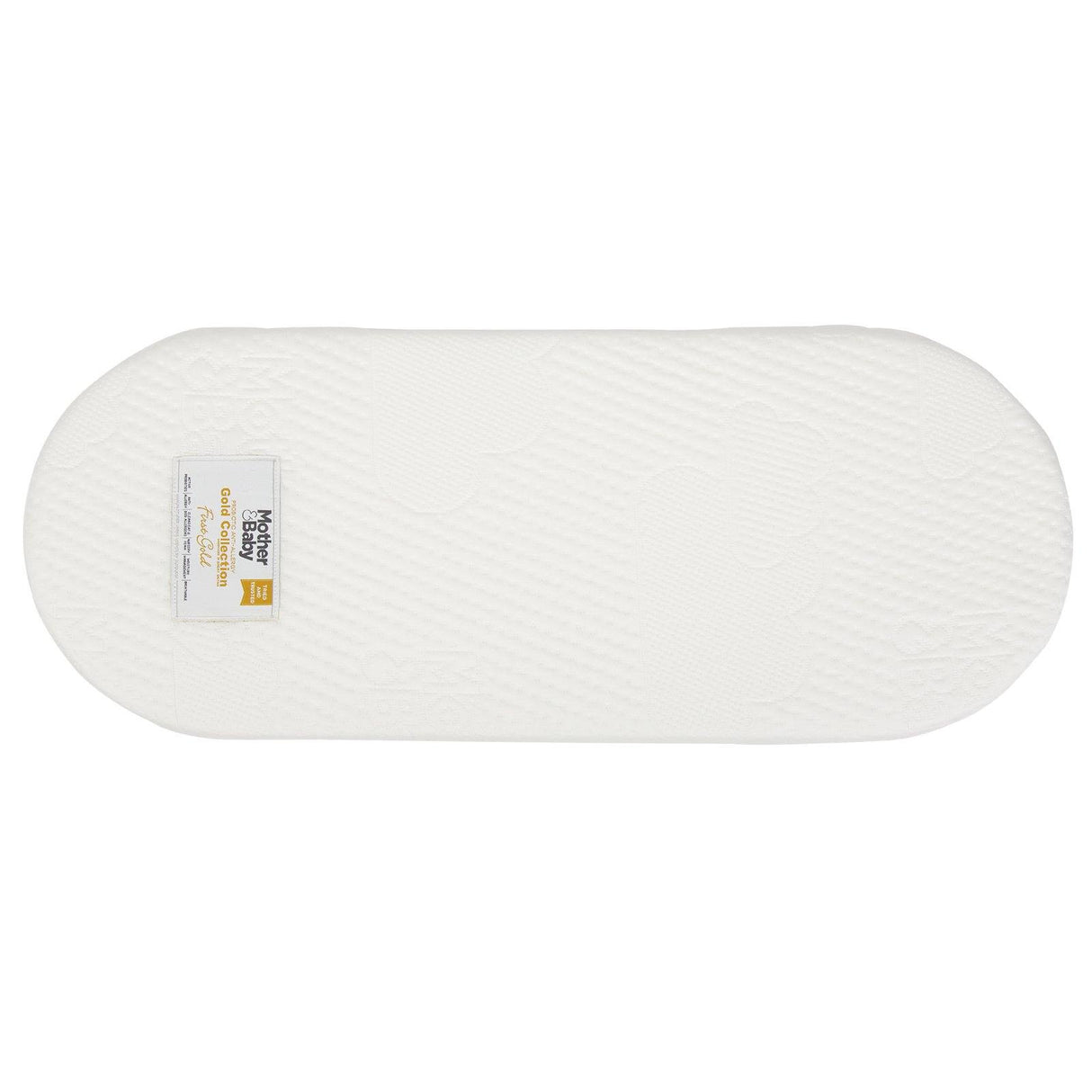 Mother&Baby First Gold Anti-Allergy Foam Moses Basket Mattress Large 75 x 28cm