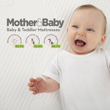 Mother&Baby White Gold Anti-Allergy Pocket Sprung Cot Mattress 120 x 60cm