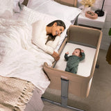 Graco Sweet2Sleep Bedside Crib - Oatmeal