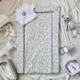 Obaby Changing Mat - Leopard Print - Grey