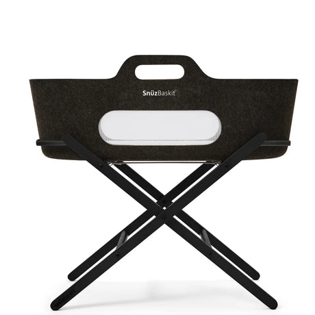 SnuzBaskit Graphite Moses Basket & Graphite Stand