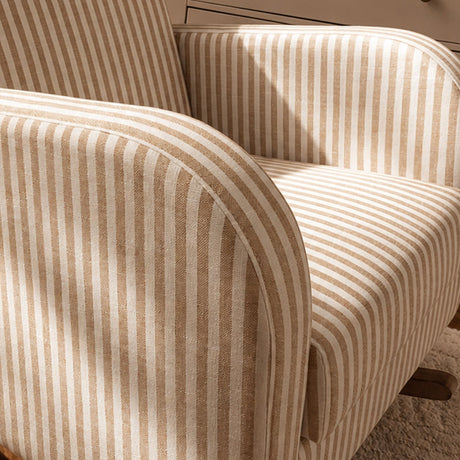 Etta Nursing Chair & Footstool - Beach Stripe