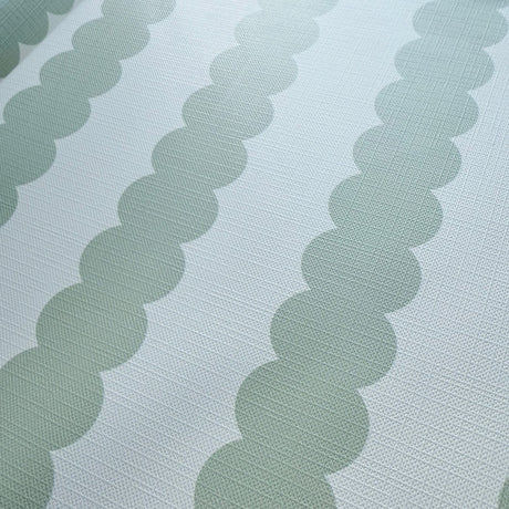 Obaby Changing Mat - Sage Scallop Stripe