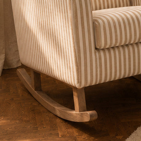 Etta Nursing Chair & Footstool - Beach Stripe