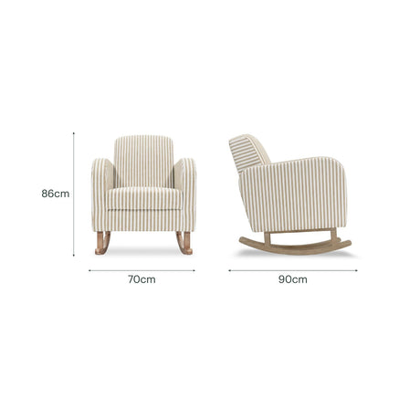 Etta Nursing Chair - Beach Stripe