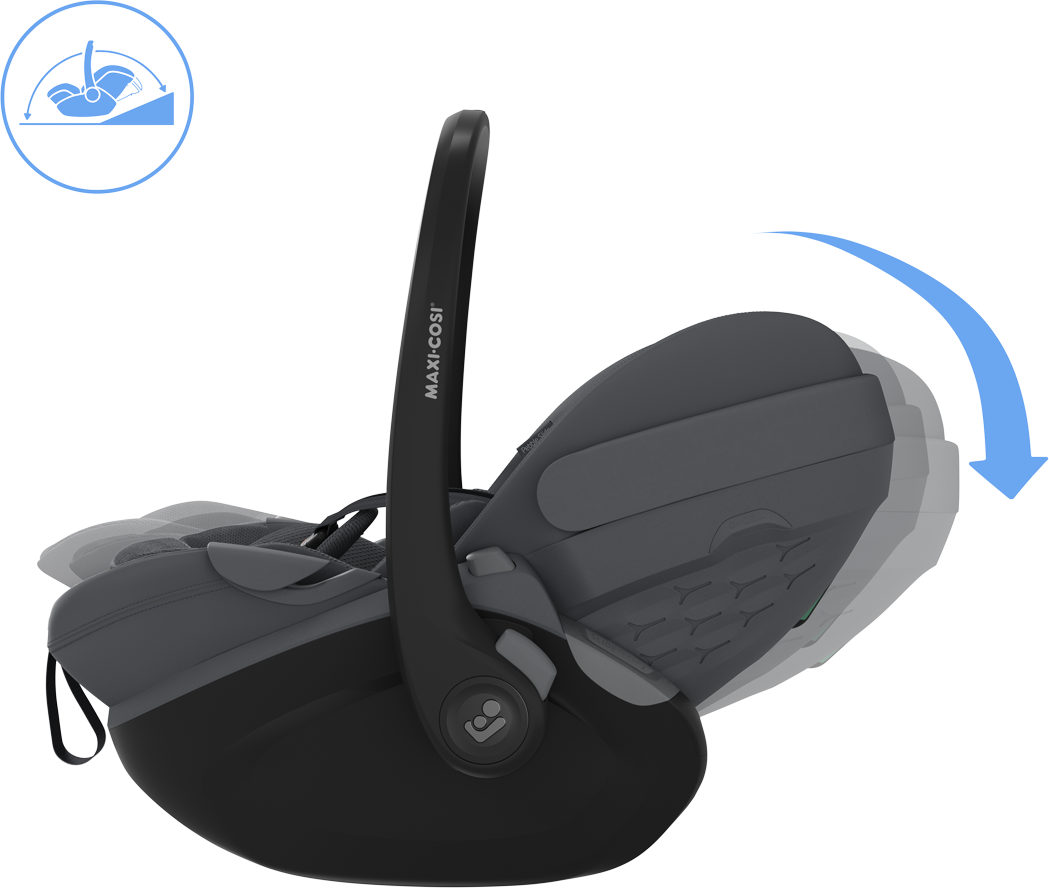 Maxi-Cosi Pebble Slide Pro & Familyfix Slide Pro - Moon Graphite