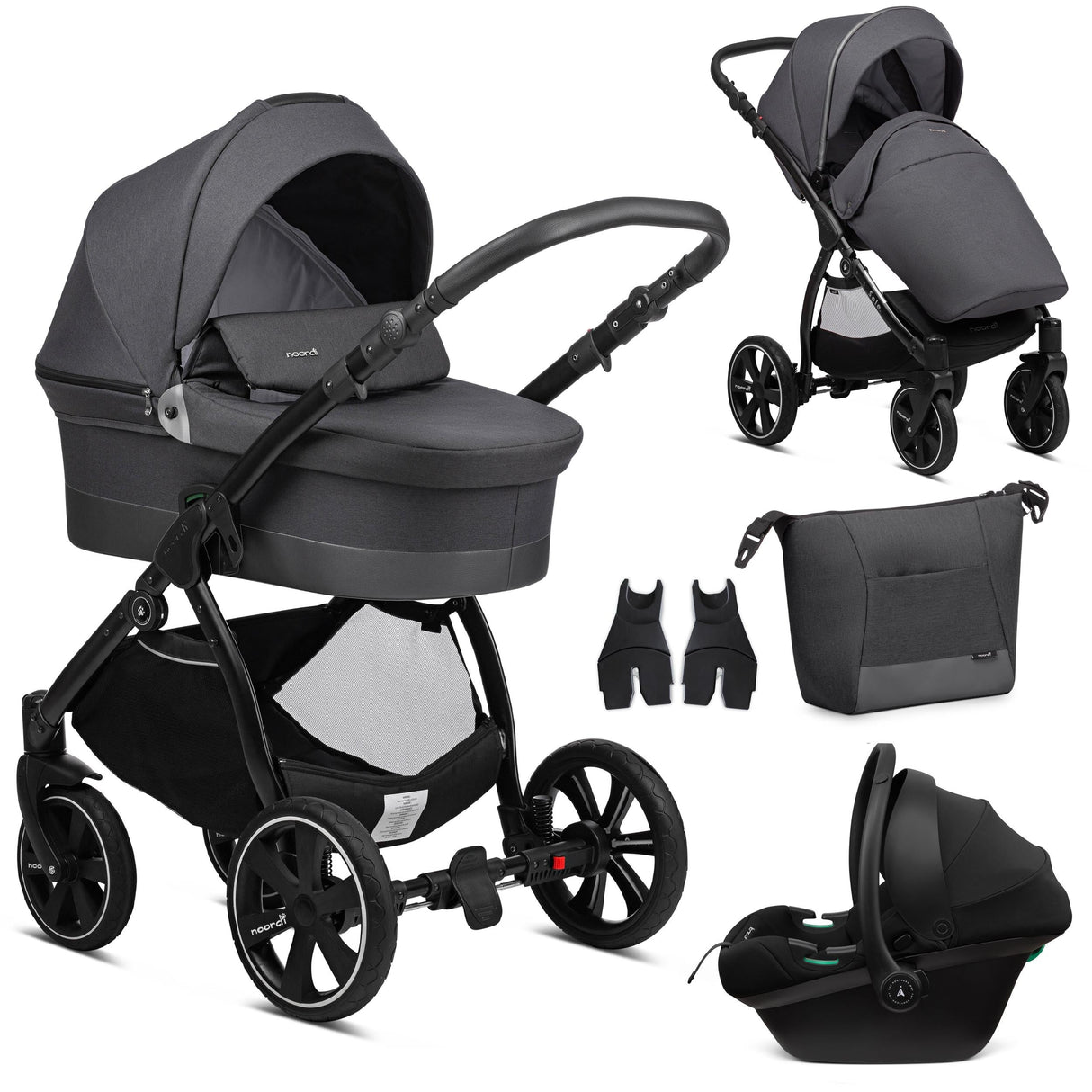 Noordi Sole Go 3in1 Travel System with Terra i-Size Car Seat