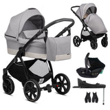Noordi Sole Go 3in1 + Travel Carrier Car Seat, Warm Grey