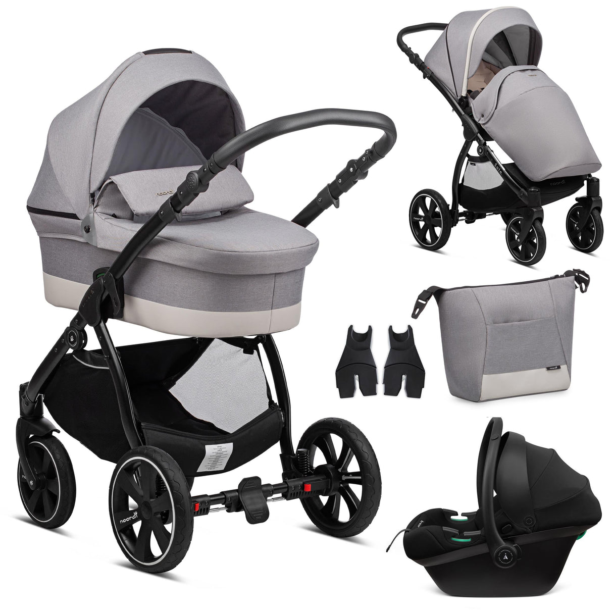 Noordi Sole Go 3in1 Travel System with Terra i-Size Car Seat