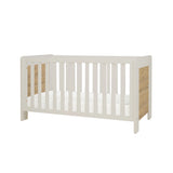 Tutti Bambini Essentials Alba Mini Cot Bed - White Sand/Distressed Oak