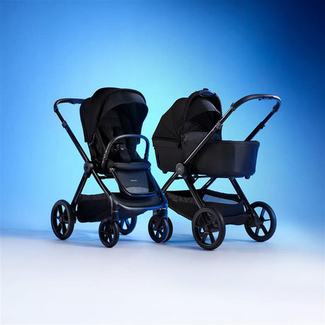 Bababing 12pc Raffi MK11 Travel System Bundle with Spin Car Seat & Base - Gloss Black 4