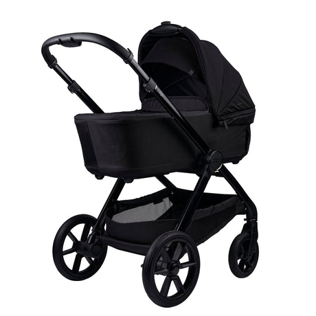 Bababing 12pc Raffi MK11 Travel System Bundle with Spin Car Seat & Base - Gloss Black 12