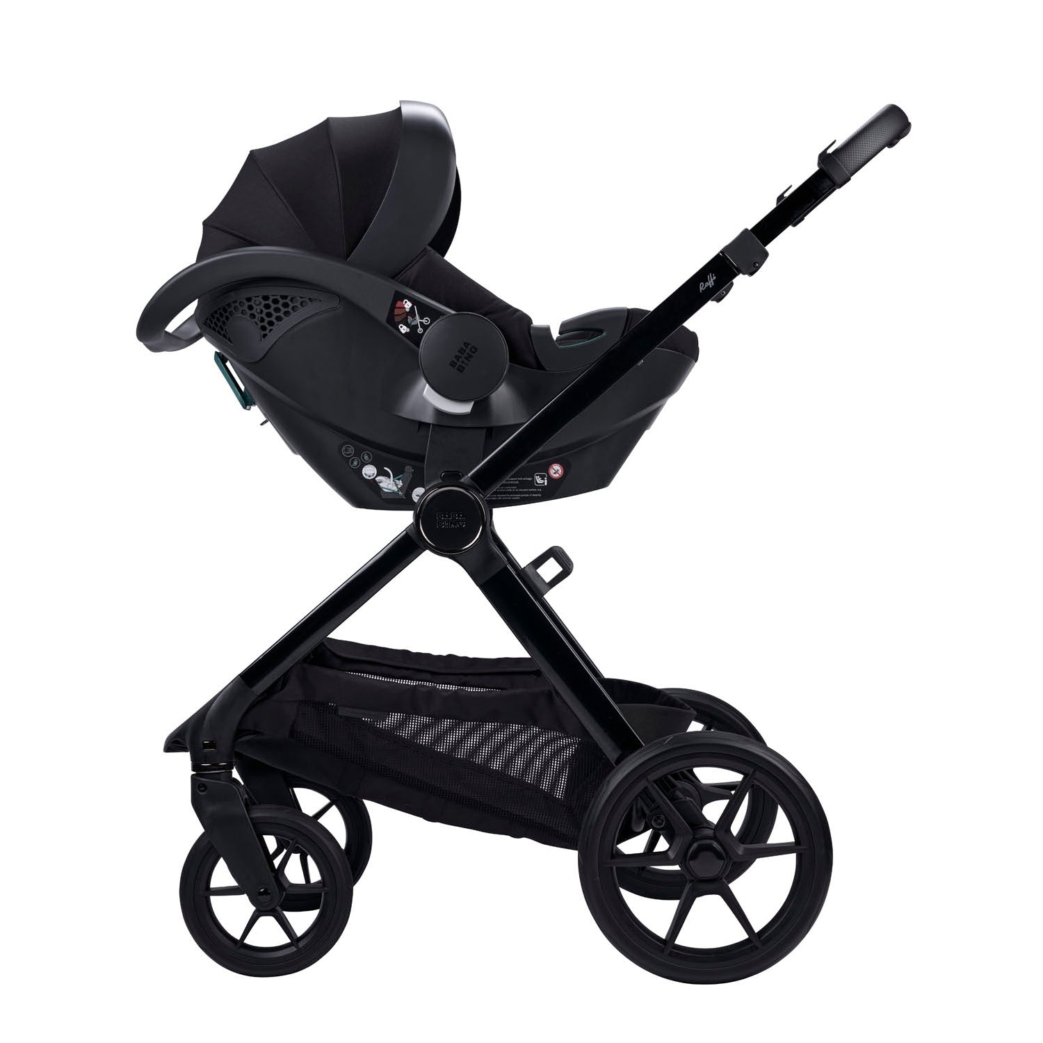 Bababing 16pc Raffi MK11 Home & Travel System Bundle with Spin Car Seat & Base - Heritage 5