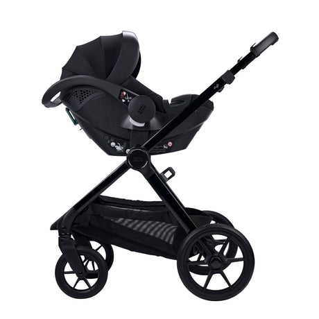 Bababing 16pc Raffi MK11 Home & Travel System Bundle with Spin Car Seat & Base - Gloss Black 13